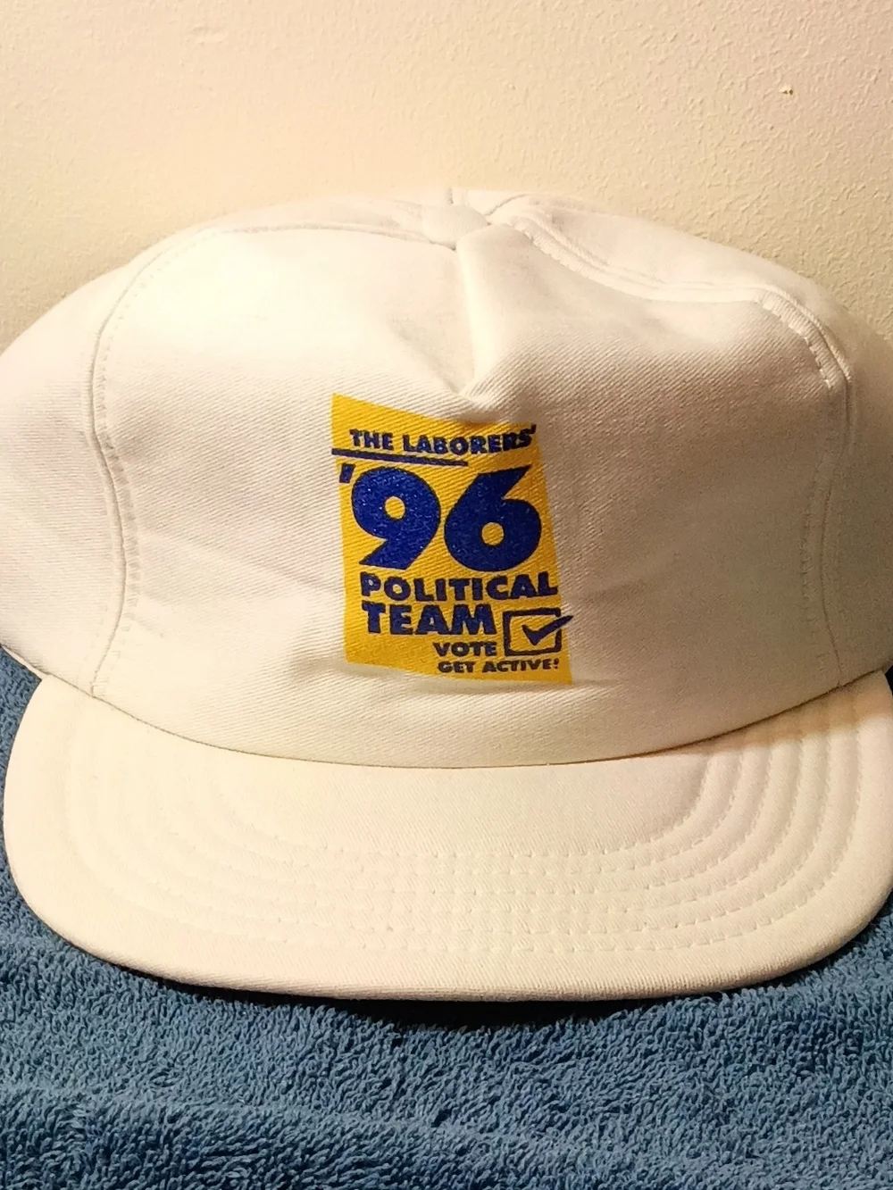 White '96 Political Team Cotton Cap